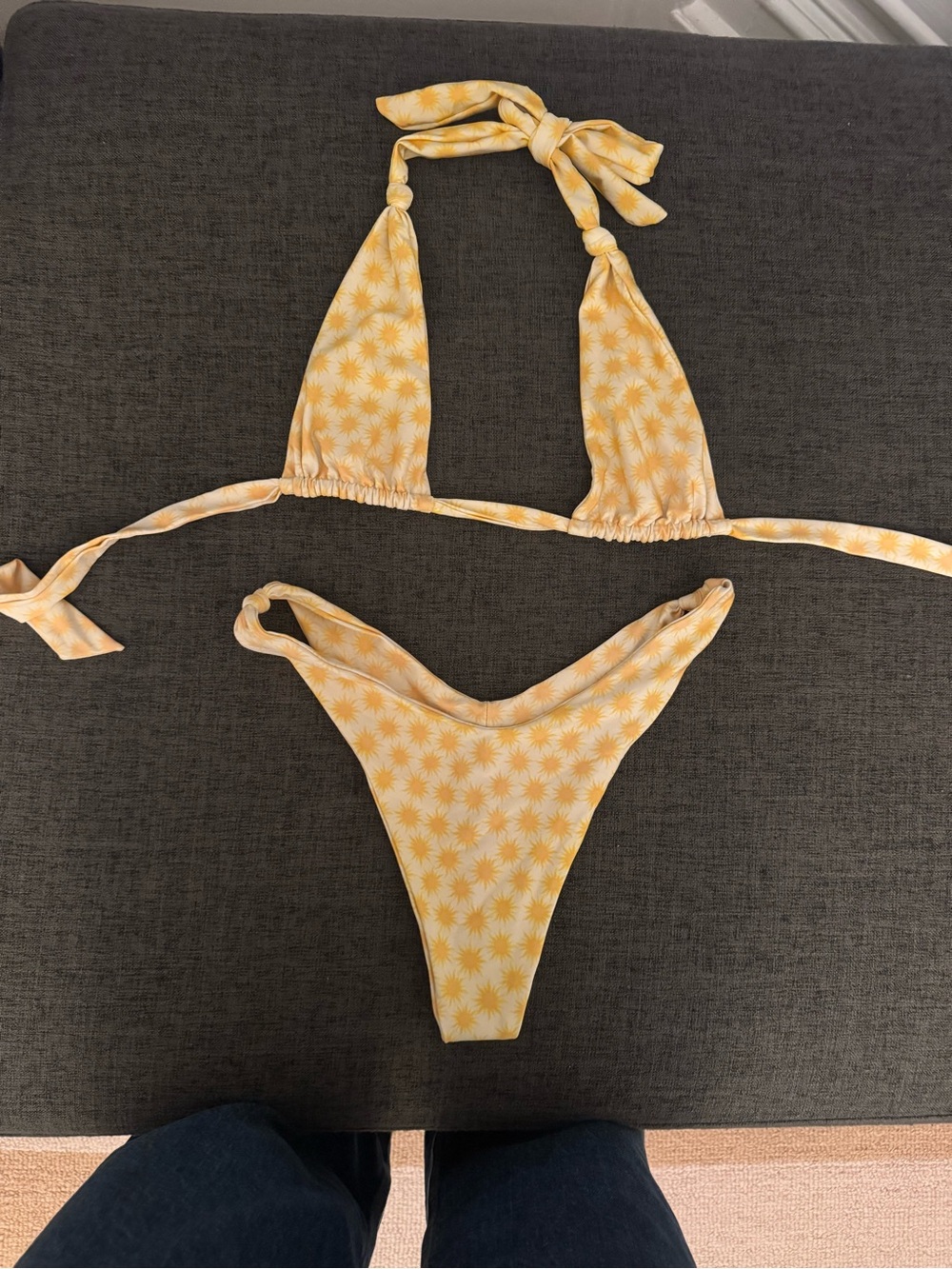 Skatie Yellow Bikini set in ischia color